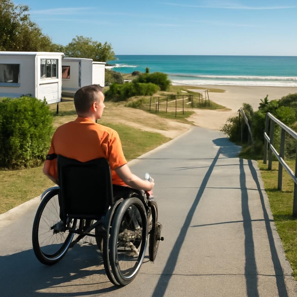 Camping Adapté PMR : Où Partir en Fauteuil sur l’Atlantique